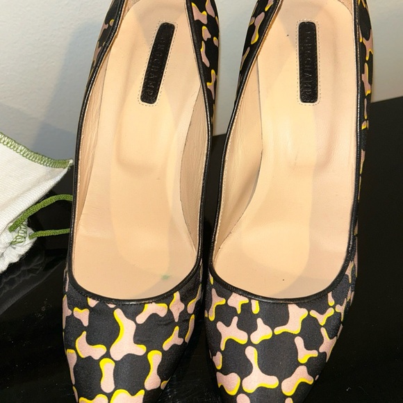 LONGCHAMP Le Pliage No Fantaisie Pointed Toe High Heel Pump Size 38 NEW - Picture 3 of 9